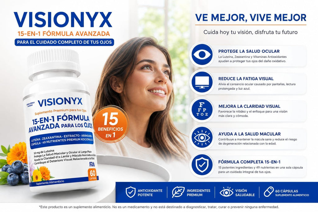 Visionyx Vitamina para Ojos con Luteina y Zeaxantina