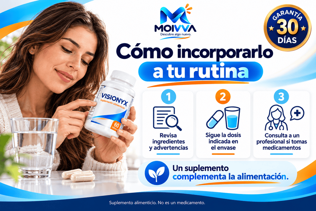 Visionyx Vitamina para Ojos con Luteina y Zeaxantina