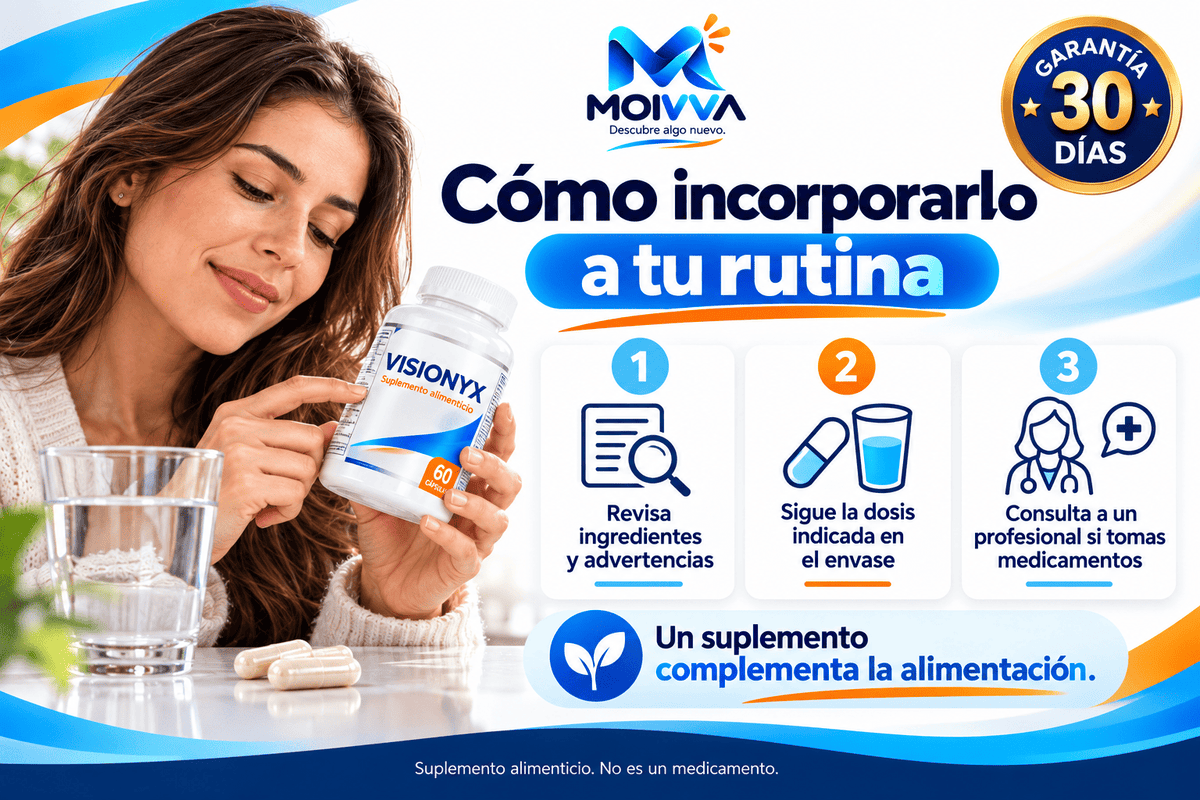 Visionyx Vitamina para Ojos con Luteina y Zeaxantina