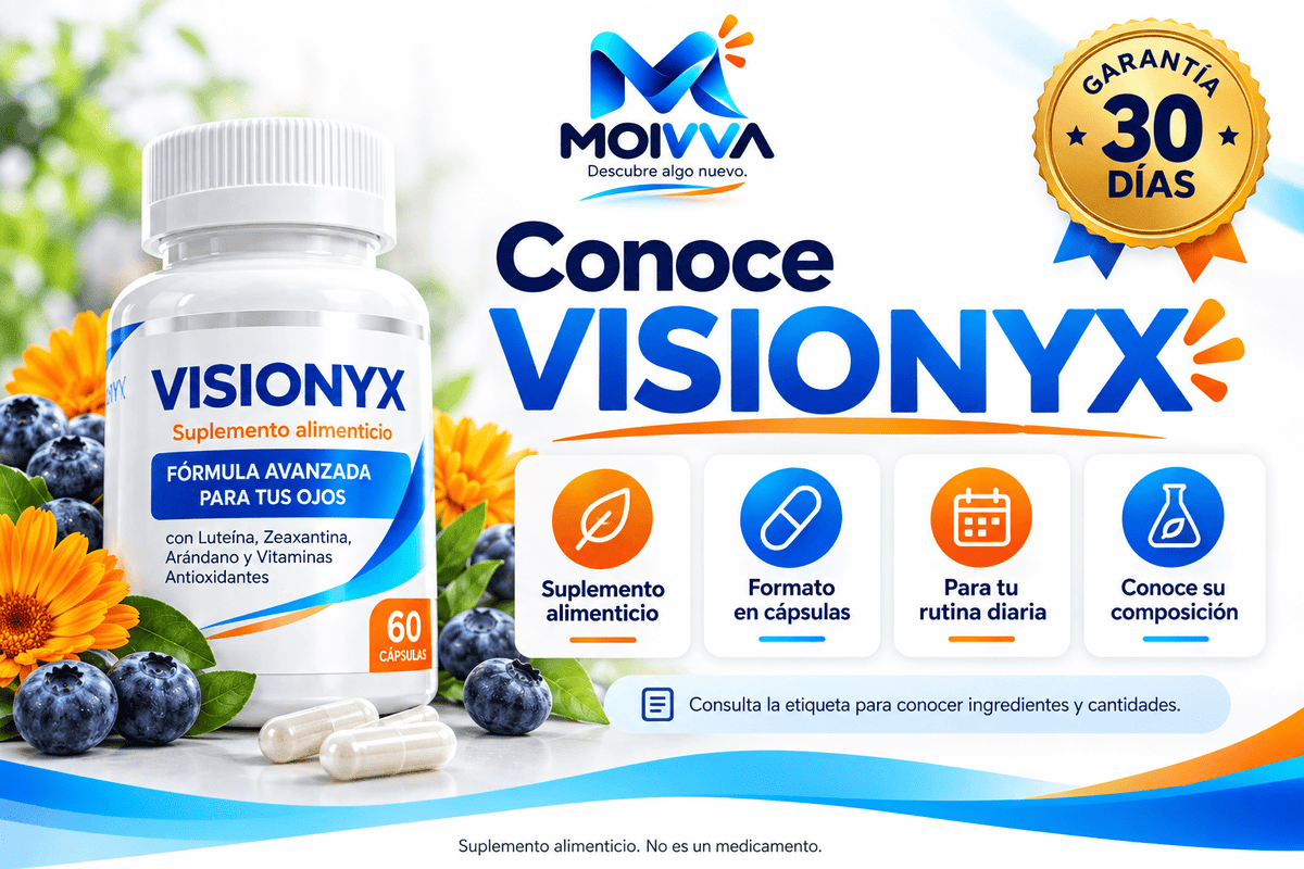 Visionyx Vitamina para Ojos con Luteina y Zeaxantina