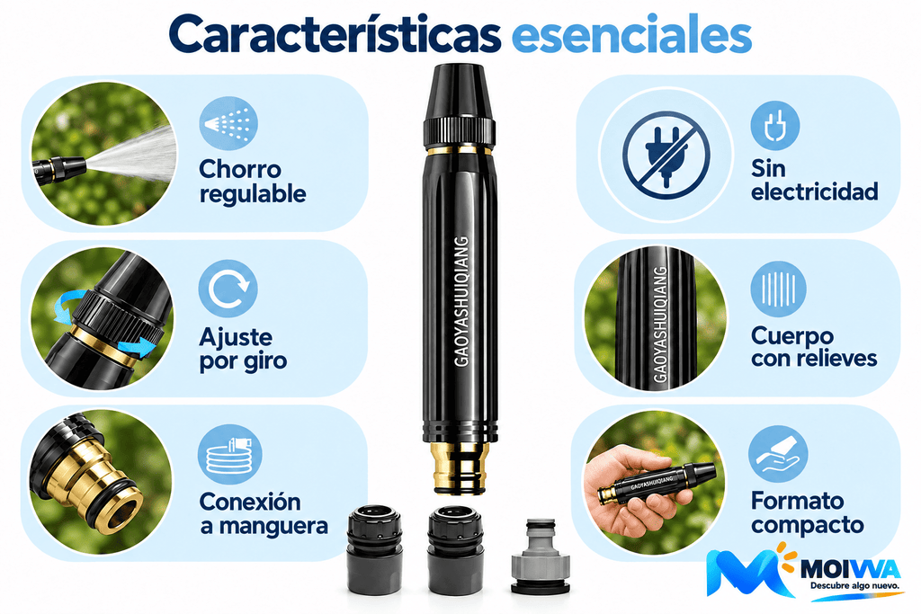 Boquilla para manguera de alta presión